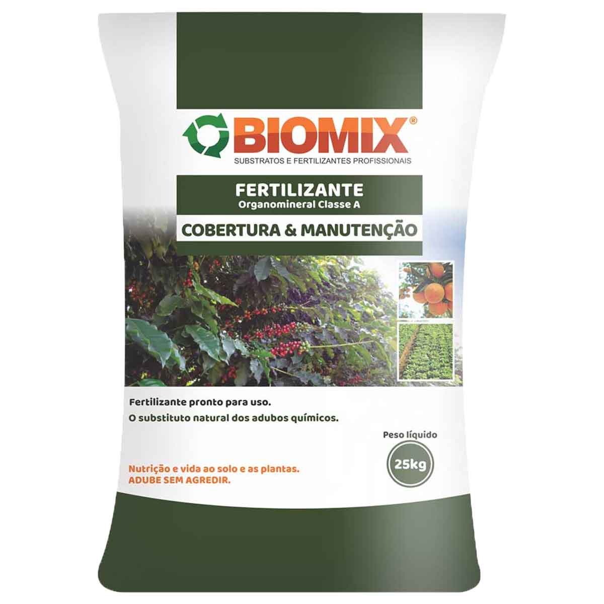 Fertilizante Organomineral Cobertura N Max 20 Biomix - Tonelada