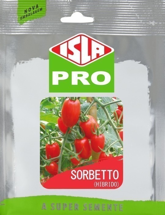 Sementes De Tomate Sorbetto Hibrido Mini San Marzano Isla - 50 Sem