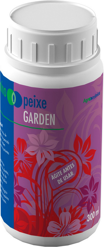 Adubo natural para flores - Amino Peixe Garden 300 ml Agrooceânica