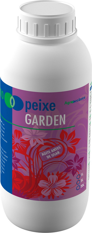 Adubo natural para Flores - Amino Peixe Garden 1 litro Agrooceânica