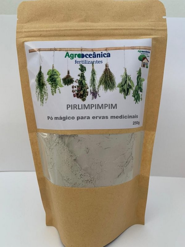 Adubo natural foliar de Rochas - Pirlimpimpim Ervas medicinais  250 gramas Agrooceânica