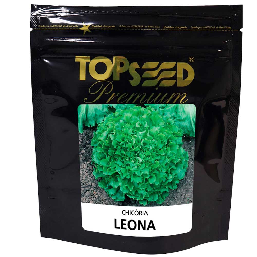 Sementes De Chicória Leona Peletizada Topseed Premium - 10mx