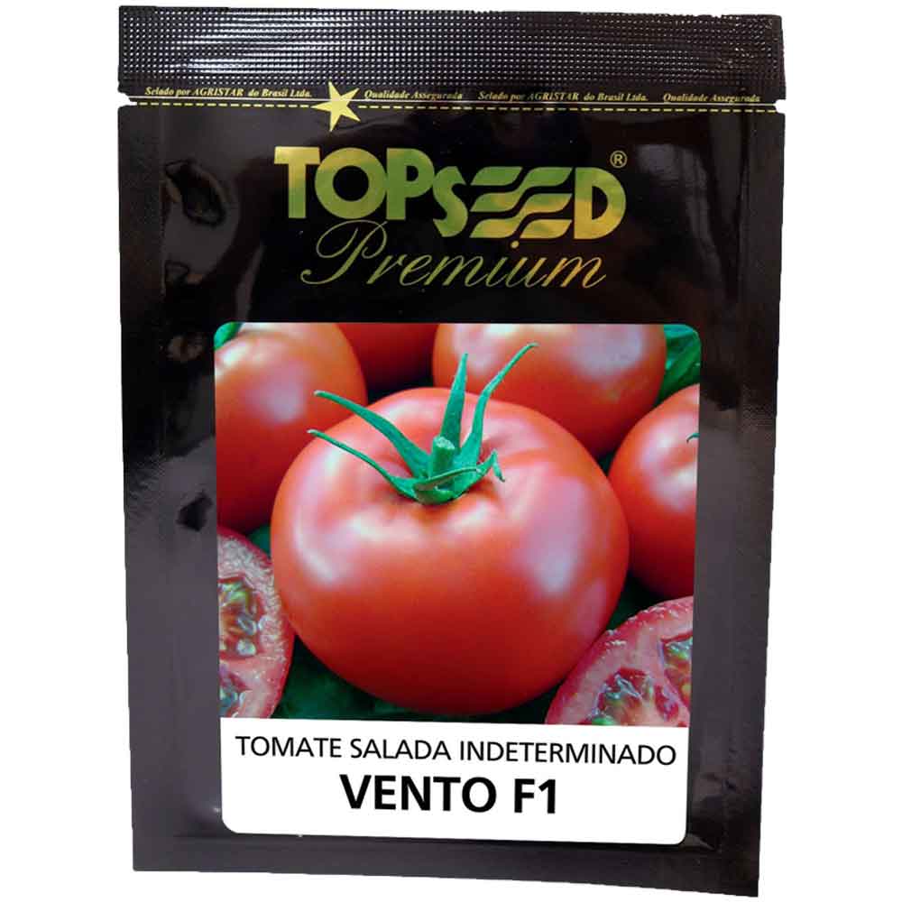 Sementes De Tomate Salada Ind. Híbrido Vento F1 Topseed Premium - 1mx